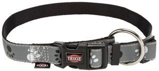 Нашийник Trixie Silver Reflect для собак, світловідбиваючий, M-L: 35-55 см/20 мм, сірий