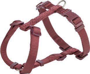 Амуніція для собак Амуніція для собак Шлея Trixie Premium H-harness для собак S&ndash;M 42&ndash;60 см 15 мм бордова