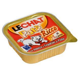 Вологий корм для котів Monge LC Cat Wet Adult яловичина та курка 100 г