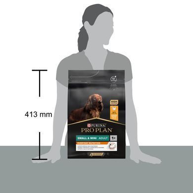 Сухий корм PRO PLAN Small&Mini Adult 1+ Everyday Nutrion для дорослих собак дрібних порід, з куркою, 3 кг