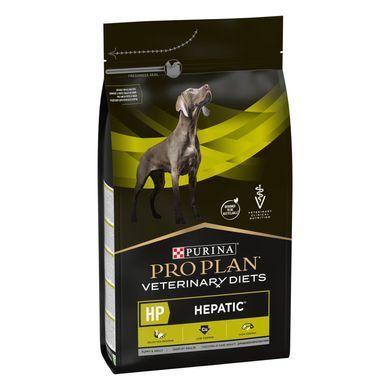 Лікувальні дієти для собак Сухий дієтичний корм PRO PLAN VETERINARY DIETS HP Hepatic для цуценят та дорослих собак для підтримання функції печінки при хронічній печінковій недостатності, 3 кг