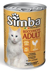 Вологий корм для котів SIMBA Cat Wet курка 415 г