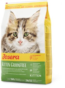 Сухий корм для кошенят для шкіри та шерсті Josera Kitten Grainfree курка картопля 400 г