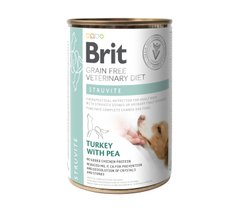 Brit VetDiets Dog Struvite Turkey & Pea 400г арт.100282