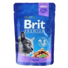 Brit Premium Cat Cod fish pouch 100г арт.100272/506002