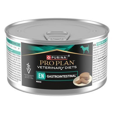Лікувальні дієти для собак Вологий дієтичний корм PRO PLAN VETERINARY DIETS EN Gastrointestinal для дорослих собак для усунення розладів травлення, мус, 195 г