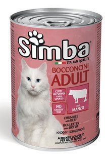 Вологий корм для котів SIMBA Cat Wet яловичина 415 г