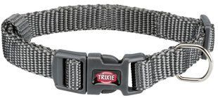 Нашийник Trixie Premium для собак, нейлон, S&ndash;M: 30&ndash;45 см/15 мм, графітовий