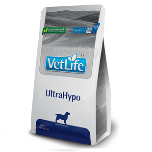 Лікувальні дієти для собак Сухий лікувальний корм для собак Farmina Vet Life Ultrahypo дієтичне харчування для зменшення непереносимості інгредієнтів та поживних речовин, 2 кг