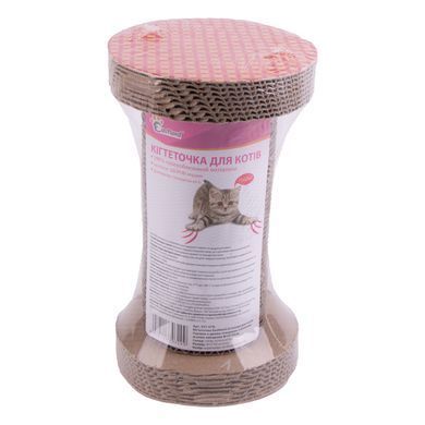 Дряпки для котів Дряпки для котів Дряпка Eastland Гантель з котячою м'ятою для котів, 15x25 см (картон)