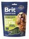 Ласощі для cобак середніх порід Brit Premium Dental Snacks M з колагеном і спіруліною 180 г