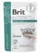 Корм Brit VetDiets вологий Brit GF VD Care Sterilised для котів з лосось 85 г