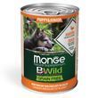 Вологий корм для собак Monge Dog Wet Bwild Puppy & Junior качка, гарбуз та цукіні 400 г