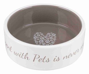 Миска Trixie Pet's Home для собак, керамічна, 12 см, 300 мл (бежева)