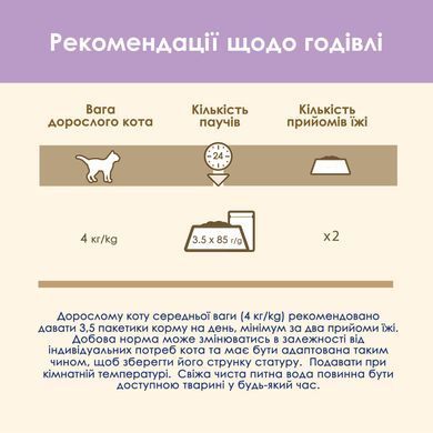Вологий корм CAT CHOW Sensitive для дорослих котів із чутливою системою травлення, шматочки у підливці, з лосось та цукіні, 85 г