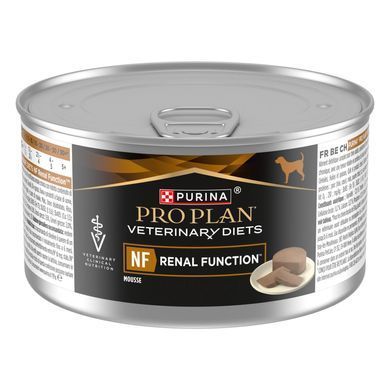 Лікувальні дієти для собак Вологий дієтичний корм PRO PLAN VETERINARY DIETS NF Renal Function для дорослих собак для підтримання функції нирок при хронічній хворобі нирок, мус, 195 г