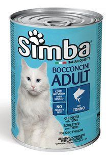 Вологий корм для котів SIMBA Cat Wet тунець 415 г