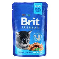 Brit Premium Cat Kitten Chicken pouch 100г арт.100274/506026
