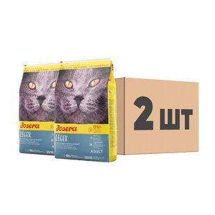 Сухий корм для дорослих котів для виведення шерсті Josera L&eacute;ger курка рис 10 кгx2