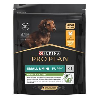Сухий корм PRO PLAN Small & Mini Puppy Healthy Start для цуценят дрібних порід до року, з куркою, 700 г