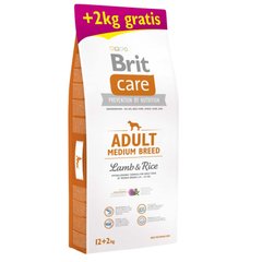 Brit Care Adult Medium Breed Lamb & Rice 12кг+2кг арт.171196/533602