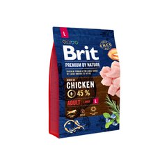 Brit Premium Dog Adult Large L Chicken 3кг арт.170825/526444