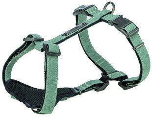 Амуніція для собак Амуніція для собак Шлея Trixie CityStyle H-harness для собак бавовна M&ndash;L 52&ndash;75 см 20 мм світло-зелена