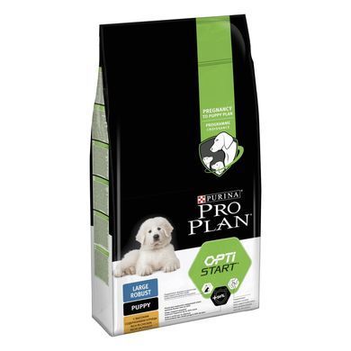 Сухий корм PRO PLAN Large Robust Puppy Healthy Start для цуценят великих порід масивної статури до 2 років, з куркою, 12 кг