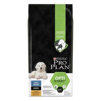 Сухий корм PRO PLAN Large Robust Puppy Healthy Start для цуценят великих порід масивної статури до 2 років, з куркою, 12 кг