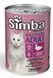 Вологий корм для котів SIMBA Cat Wet цесарка з качкою 415 г