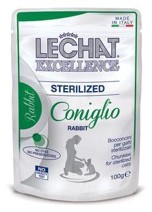 Вологий корм для котів Monge LCE Cat Sterilised кролик 100 г