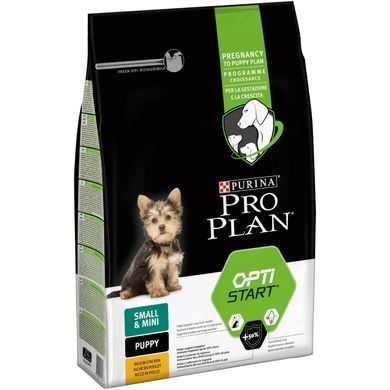 Сухий корм PRO PLAN Small & Mini Puppy Healthy Start для цуценят дрібних порід до року, з куркою, 3 кг