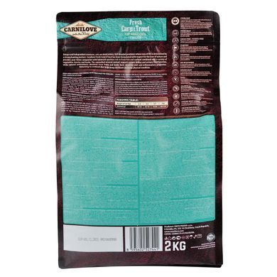 Сухий корм Carnilove Fresh Carp & Trout для стерилізованих котів, риба, 2 кг