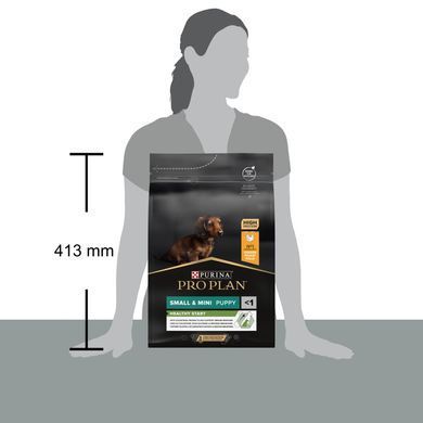 Сухий корм PRO PLAN Small & Mini Puppy Healthy Start для цуценят дрібних порід до року, з куркою, 3 кг