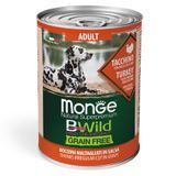 Вологий корм для собак Monge Dog Wet Bwild Adult індичка, гарбуз та цукіні 400 г