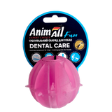 Іграшка AnimAll Fun для собак, м'яч Вкусняшка, 5 см, фіолетова
