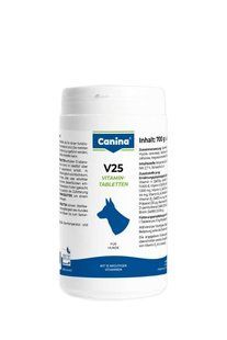 Вітаміни Canina V25 Vitamintabletten для собак, полівітамінний комплекс, 700 г (210 табл)