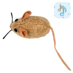 Іграшка AnimAll Fun Мишка для котів, 15 см