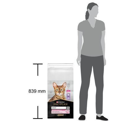 Сухий корм PRO PLAN Adult 1+ Delicate Digestion для дорослих котів з чутливою травною системою, з індичкою, 14 кг