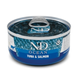 Вологий корм Farmina N&D Grain Free Ocean Tuna&Salmon для котів, беззерновий, тунець, лосось 70 г
