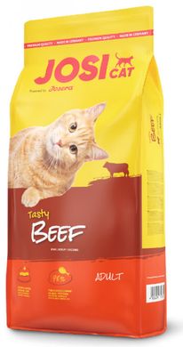 Сухий корм для дорослих котів контроль ваги JosiCat Tasty Beef яловичина 10 кг