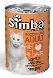 Вологий корм для котів SIMBA Cat Wet індичка 415 г