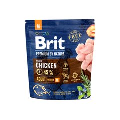 Brit Premium Dog Adult Medium M Chicken 1кг арт.170815/526345