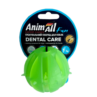 Іграшка AnimAll Fun для собак, м'яч Вкусняшка, 5 см, зелена