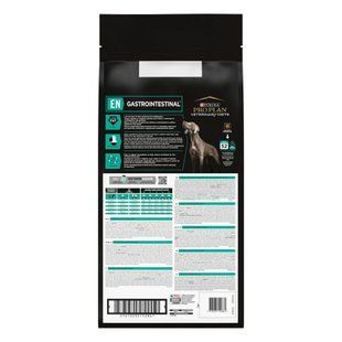 Лікувальні дієти для собак Сухий дієтичний корм PRO PLAN VETERINARY DIETS EN Gastrointestinal для дорослих собак та цуценят для усунення розладів травлення, 12 кг
