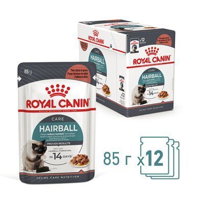 Вологий корм для дорослих котів ROYAL CANIN HAIRBALL CARE 85 г