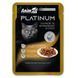 вологий корм PLATINUM Пауч для дорослих котів з Куркою та Журавлиною в соусі, 85г