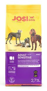 Сухий корм для собак Josi Легкозасвоюваний корм JosiDog Adult Sensitive для собак з чутливим травленням 2,7 кг