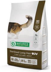 Сухий корм для довгошерстих дорослих котів після стерилізації Nature's Protection Sterilised Long Hair 2kg