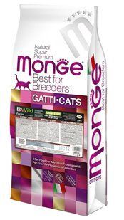 Сухий корм для котів Monge Cat Bwild Grain Free буйвол (для котів великих порід з 2-х місяців) 10 кг